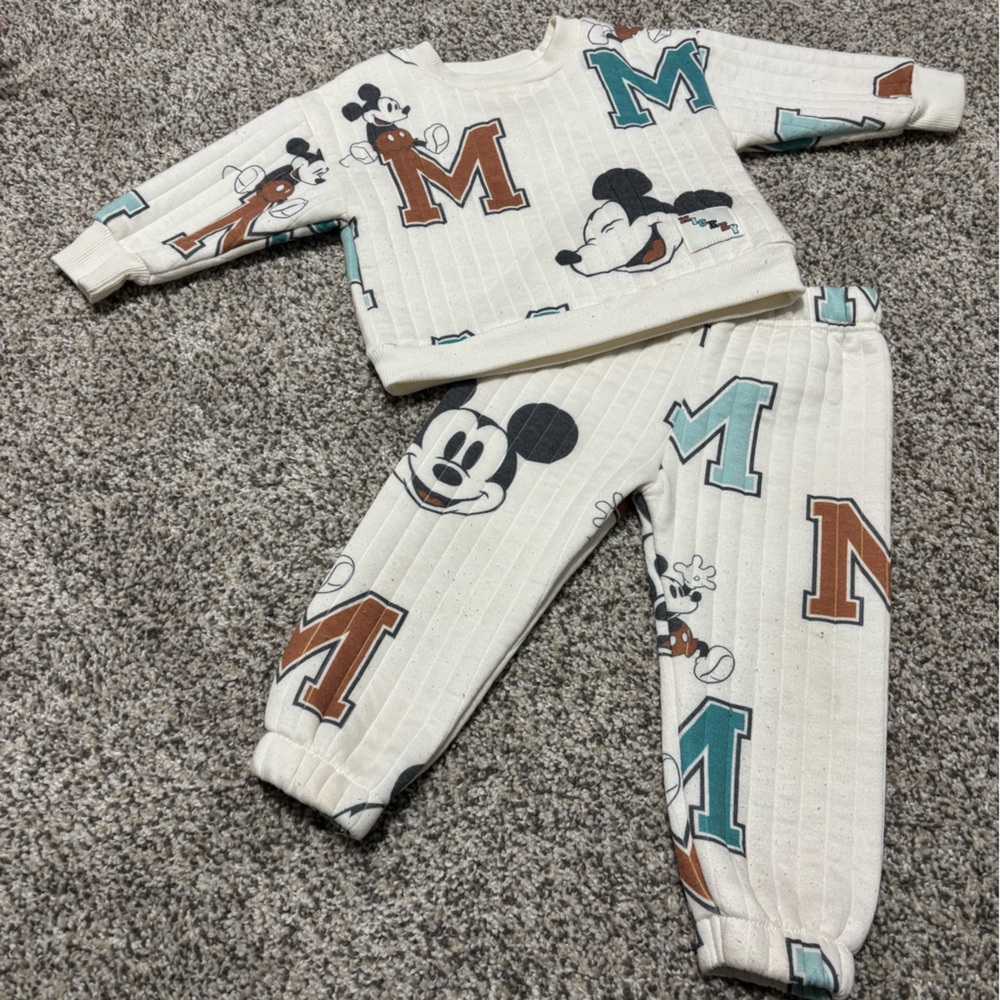 Disney Baby Mickey Sweat Set 12M
